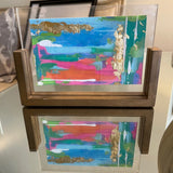 Small Original Abstract In Frame Signed Mary 2018