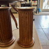 Wood Column Pedestal 24"T x 10.5"Diam