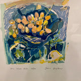 Jane Strother Limied Edition Print 50/90 Still life of Grapes in Bowl 30.5 " W X 29.5" T