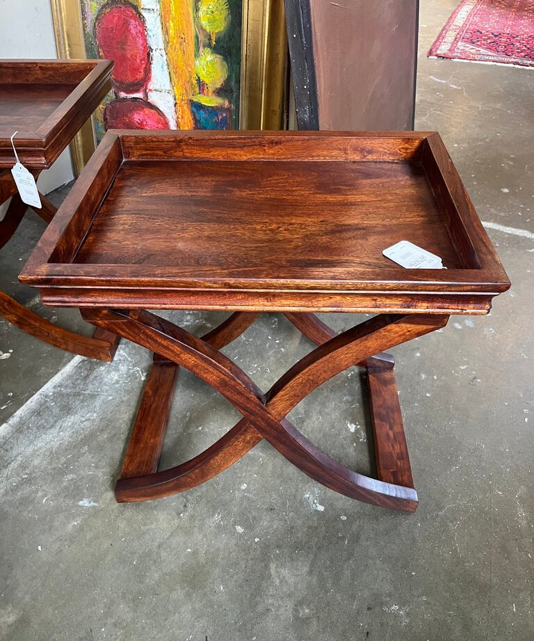 Wood Accent Table From Nadeau 23"W x 17"D x 23"T