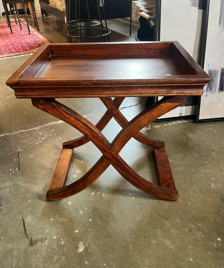 Wood Accent Table From Nadeau 23"W x 17"D x 23"T