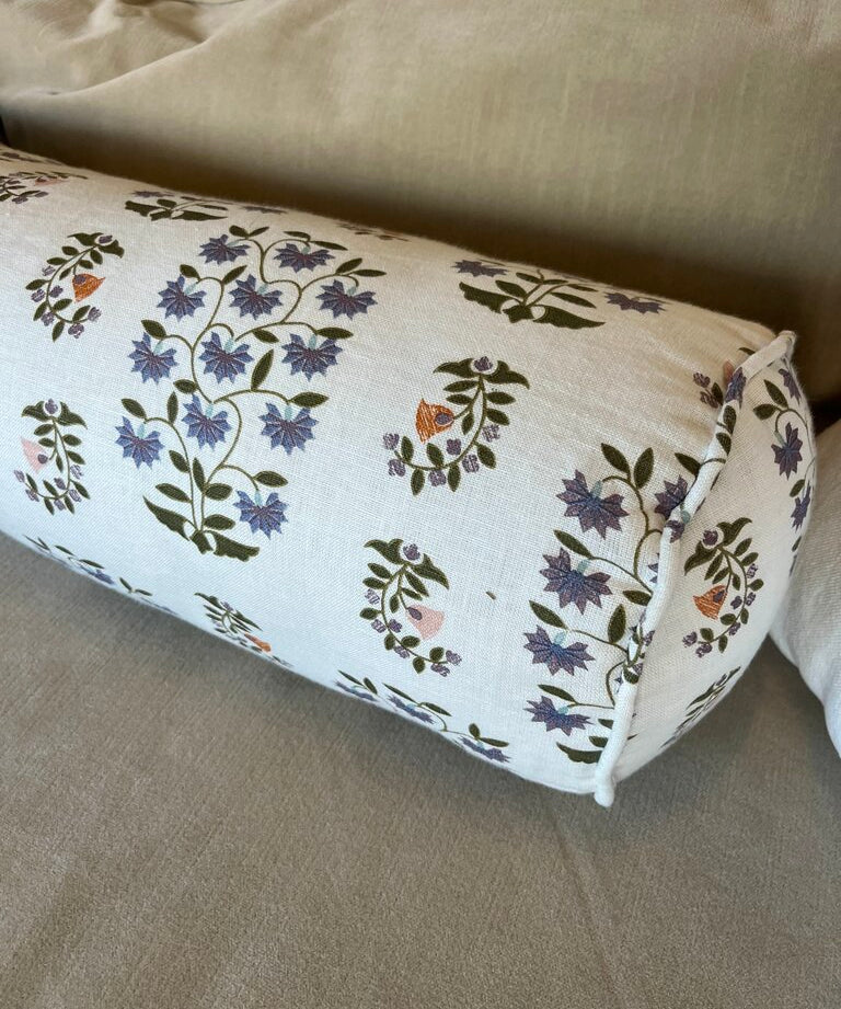 40 " L Lumbar Pillow in Martin Lawrence Bullard " Sultans Garden"