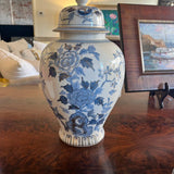 Andrea by Sadek Blue and White Porcelain Ginger Jar