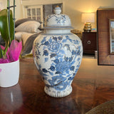 Andrea by Sadek Blue and White Porcelain Ginger Jar