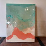 Origina Abstract Art by Katie Robinson 15" W X 21" L