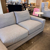 Interior Classic Grey Sectional Sofa W/Chaise 106"L x 37"D x 34"T x Chaise 66"Deep