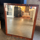 Vintage Wood Mirror 26"W x 31"T