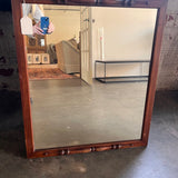 Vintage Wood Mirror 26"W x 31"T
