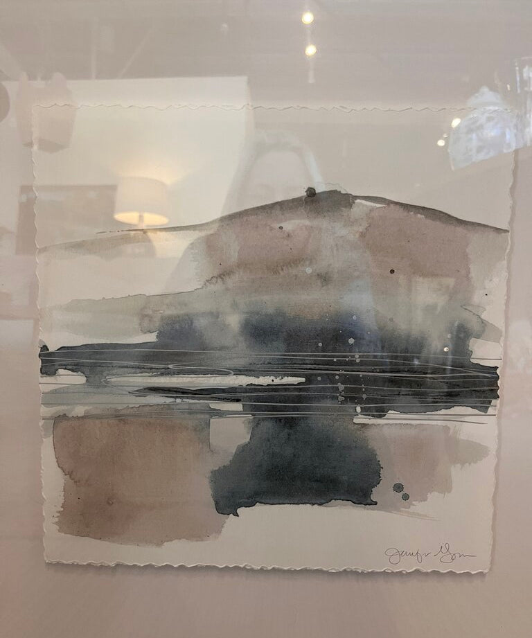 Framed Watercolor Print 23.5" x 24"