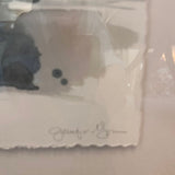 Framed Watercolor Print 23.5" x 24"