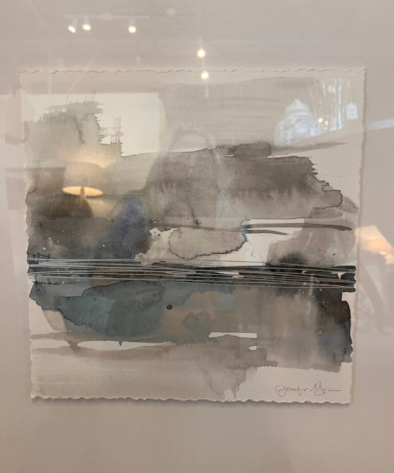 Framed Watercolor Print 23.5" X 24"
