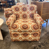 NEW Hancock And Moore Marguerite Swivel Chair 37.75"W x 33"D x 32.5"H