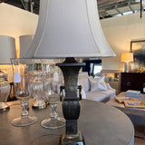 Asian Modern Regency Brass Urn Lamp 35.25 " T