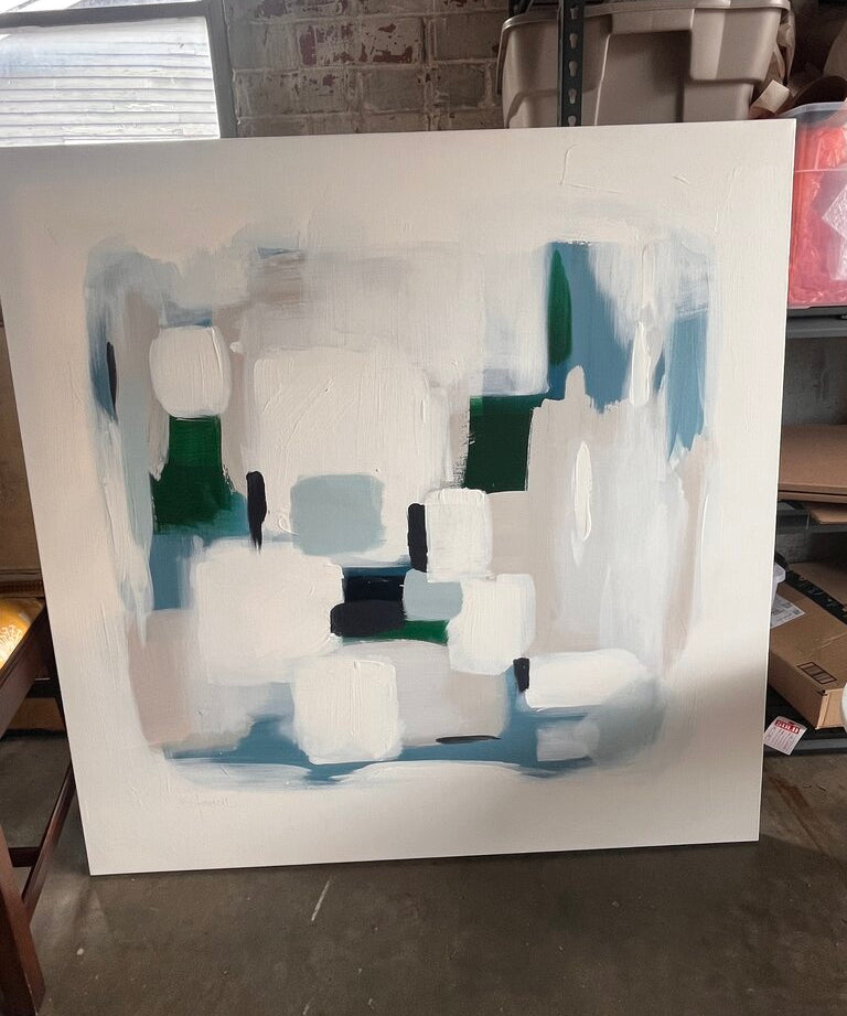Michele Stancil Abstract Painting 48" W X 48" T