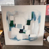 Michele Stancil Abstract Painting 48" W X 48" T