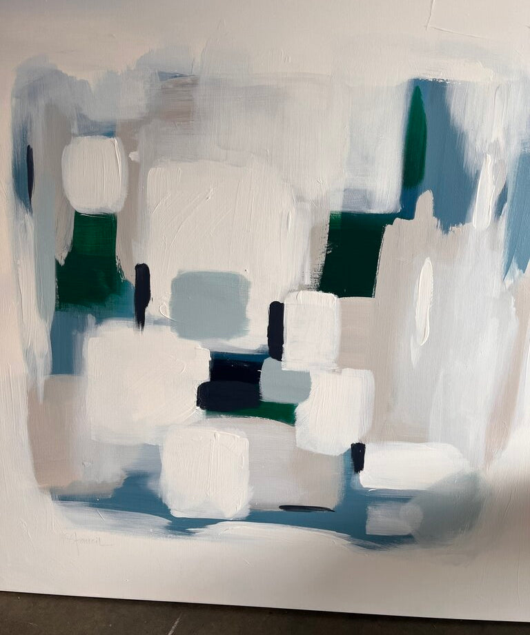 Michele Stancil Abstract Painting 48" W X 48" T