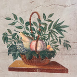 Antique Early American Painting On Board 22"Wx 22.5"T