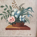 Antique Early American Painting On Board 22"W x 22.5"T