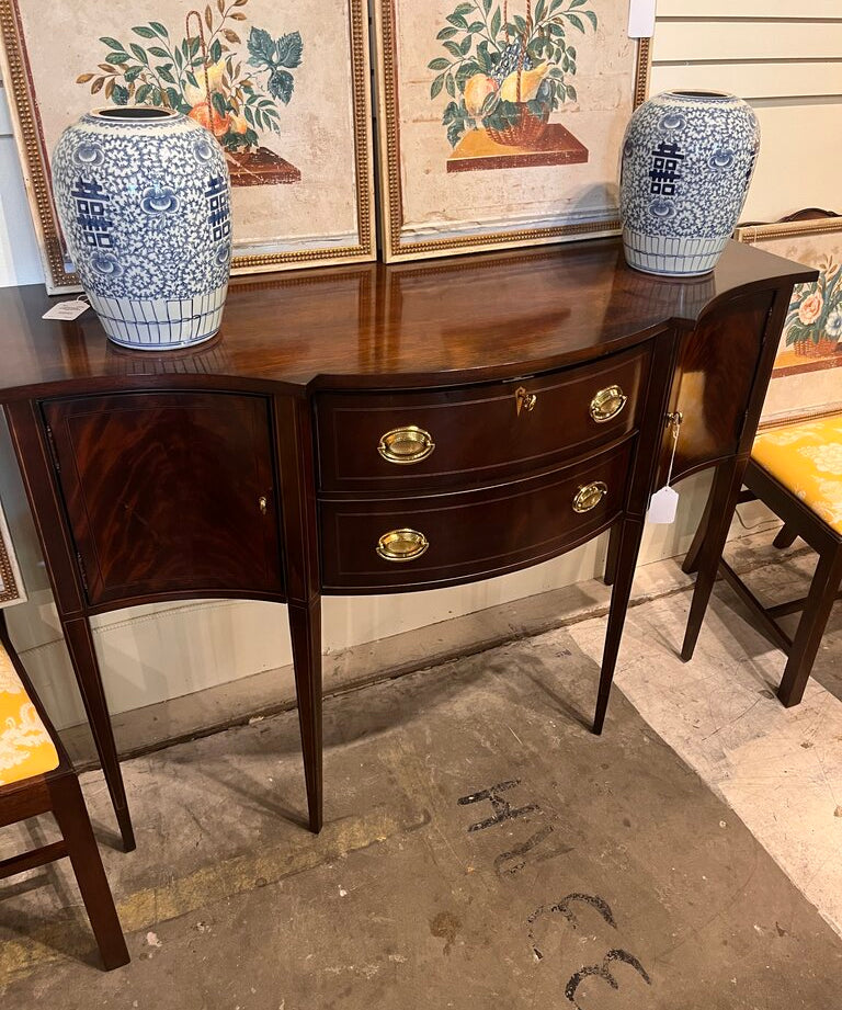 Hickory Chair James River Plantation Sideboard In Mahogany 56"L x 23"D x 39"T x