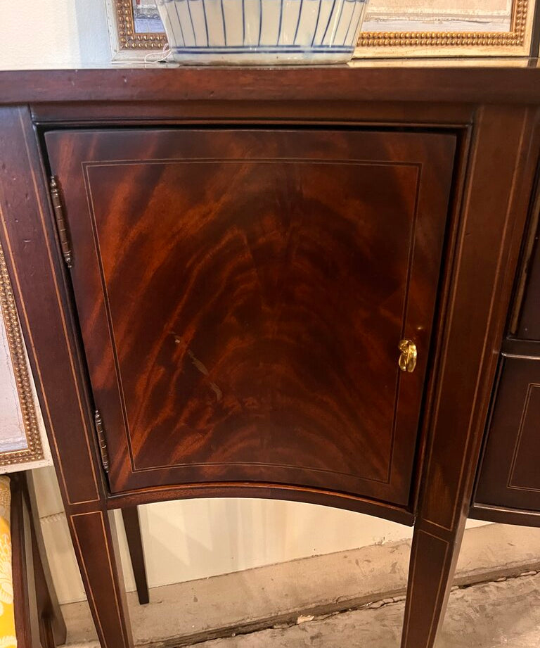 Hickory Chair James River Plantation Sideboard In Mahogany 56"L x 23"D x 39"T x