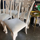 Set Of Six Chippendale Style Chairs 23"W x 20"D x 39"H