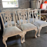 Set Of Six Chippendale Style Chairs 23"W x 20"D x 39"H