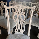 Set Of Six Chippendale Style Chairs 23"W x 20"D x 39"H