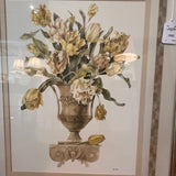 Large Framed Floral Print 35"W x 42"T