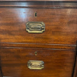 Antique Linen Press/Cabinet In Mahogany 77"L x 21.5"D x 35"T