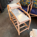 Vintage Rattan Side Table 14" W X 32 " D X 28" T