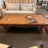 Antique Ca.1875 Chinese Bed Turned Into Coffee Table 85"W x 43"D x 19"T