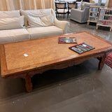 Antique Ca.1875 Chinese Bed Turned Into Coffee Table 85"W x 43"D x 19"T