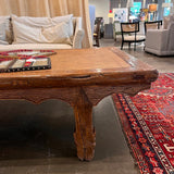 Antique Ca.1875 Chinese Bed Turned Into Coffee Table 85"W x 43"D x 19"T