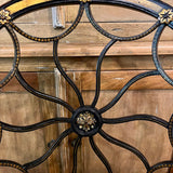 Regency Style Ebonized And Gilded Spider Back Chair 24"W x 21"D x 37"H