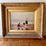 Antique Signed Oil Painting Signed W.Douglas 23"W x 26"T