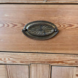 Large Antique French Pine Buffet 76"L x 19.5"D x 42"T