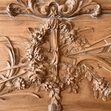 Oversized French Antique Pine Mirror 66.5"T x 52.5"W