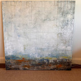 Original Andrea Costa Mixed Media "Blinding Rain" 48" x 48"
