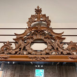 Antique Italian Rococo Style Mirror Im Pine 58"T x 39"W