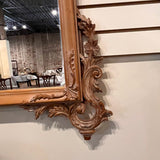 Antique Italian Rococo Style Mirror Im Pine 58"T x 39"W