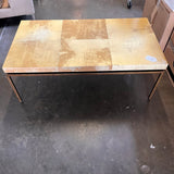 Burl Wood Top Coffee Table 48"L x 26"W x 17"H