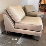 Slipper Chair By Carter In Champagne 22"W x 37"D x 29.5"T
