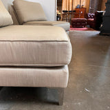 Slipper Chair By Carter In Champagne 22"W x 37"D x 29.5"T