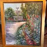 Garden Oil Painting by Coney 24: W X 28.5"