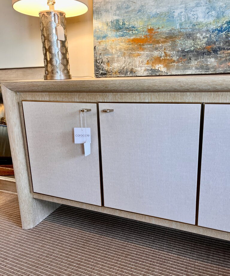 NEW Caracole Unity Credenza in Wide Solid Oak 78"W x 18"D x 34"T