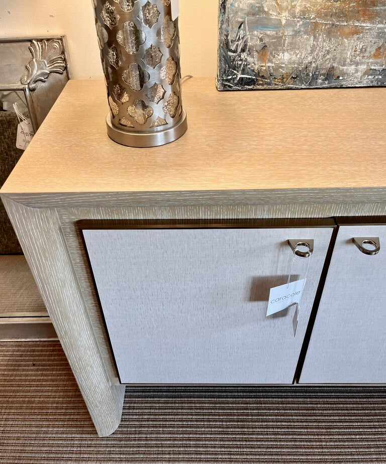 NEW Caracole Unity Credenza in Wide Solid Oak 78"W x 18"D x 34"T