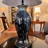 Glazed Pottery Table Lamp 28.5"To Finial