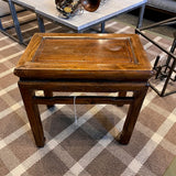 Rustic Asian Small Side Table 13"W x 21"D x 19.5"T