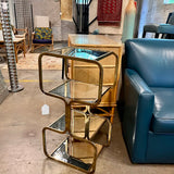 Three Glass Shelf Accent Table 18"W x 14"D x 34"T