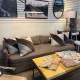 Four Hands Aurelia Sofa In Broadway Coffee Linen 96"W x 40" x 33"H